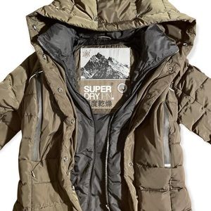 Hunter Green Superdry Japan Mountain Winter jacket